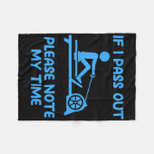 Funny Erg Machine Gym Ergometer Ruderübung Fleecedecke (Vorderseite (Horizontal))