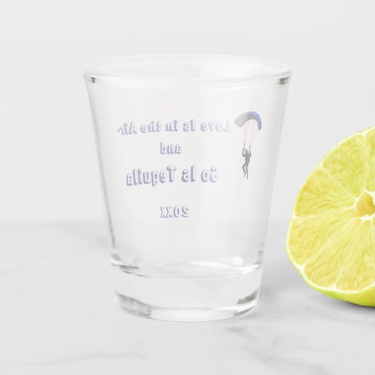 Funny Eriage Quote Bachelor Party Schnapsglas (Rückseite)