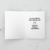 Funny Erleuchtung Geburtstag Karte (Innenseite)