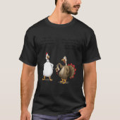 Funny Erntedank Big Chicken Es Spaß in der Türkei T-Shirt (Vorderseite)