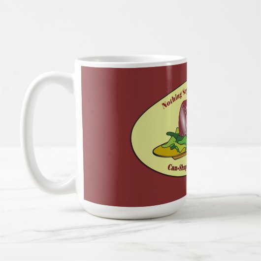 Funny Erntedank Canned Cranberry Sauce Kaffeetasse (Links)