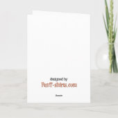 Funny Erntedank Card Feiertagskarte (Rückseite)