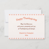 Funny Erntedank Card Wie man das Rezept in der Tür Einladung (Rückseite)