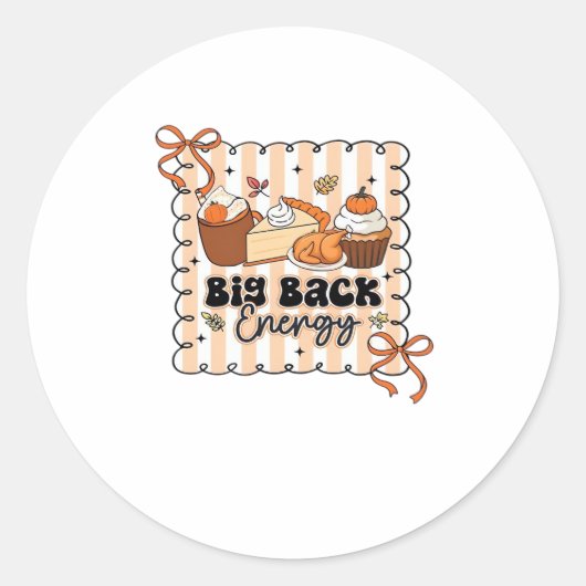 Funny Erntedank Classic T - Shirt.png Runder Aufkleber (Vorderseite)