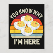 Funny Erntedank Deviled Eggs Sie wissen, warum ich (Rückseite)
