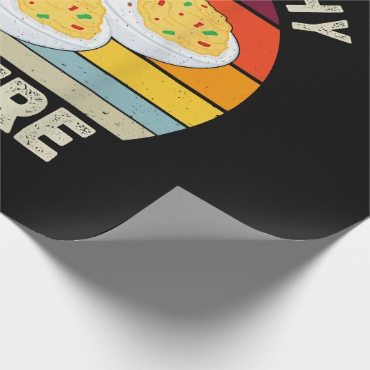 Funny Erntedank Deviled Eggs Sie wissen, warum ich Geschenkpapier (Ecke)