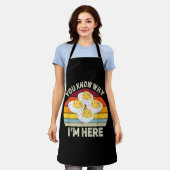 Funny Erntedank Deviled Eggs Sie wissen, warum ich Schürze (Getragen)