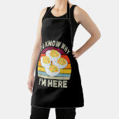 Funny Erntedank Deviled Eggs Sie wissen, warum ich Schürze (InSitu)
