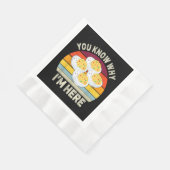 Funny Erntedank Deviled Eggs Sie wissen, warum ich Serviette (Ecke)