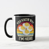 Funny Erntedank Deviled Eggs Sie wissen, warum ich Tasse (Links)