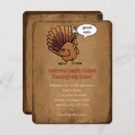 Funny Erntedank Dinner Einladung