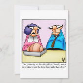 Funny Erntedank Dinner Einladung (Vorderseite)