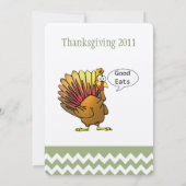 Funny Erntedank Dinner Einladung (Rückseite)