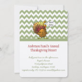 Funny Erntedank Dinner Einladung (Vorderseite)