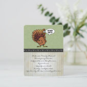 Funny Erntedank Dinner Einladung (Stehend Vorderseite)