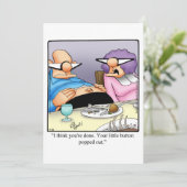 Funny Erntedank Dinner Einladungen (Stehend Vorderseite)