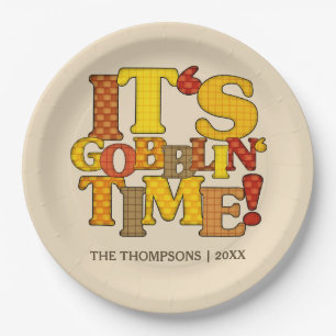 Funny Erntedank Dinner Pappteller