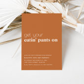 Funny Erntedank Dinner Party Einladung