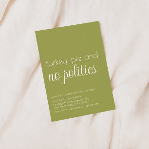 Funny Erntedank Dinner Party Einladung Sage