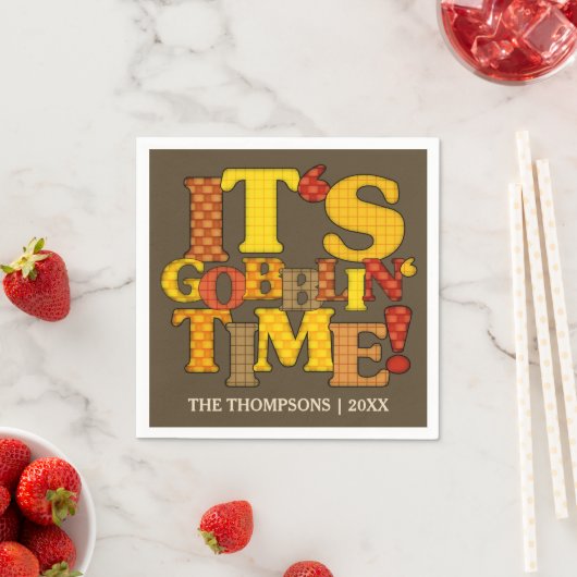 Funny Erntedank Dinner Serviette (Beispiel)