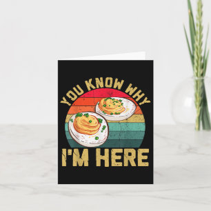 Funny Erntedank entwich Eier, die du weißt, warum Karte