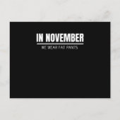 Funny Erntedank Family Matching Erntedank Postkarte (Vorderseite)