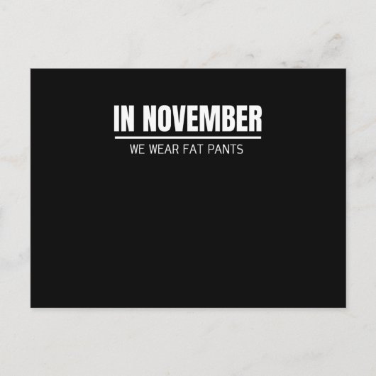 Funny Erntedank Family Matching Erntedank Postkarte (Vorderseite)