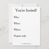 Funny Erntedank "Fest Heck Yeah" Einladungen (Rückseite)