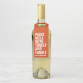 Funny Erntedank Flaschenanhänger (Auf Flasche)