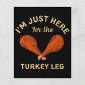 Funny Erntedank Food Ich bin nur hier für den Turk (Rückseite)