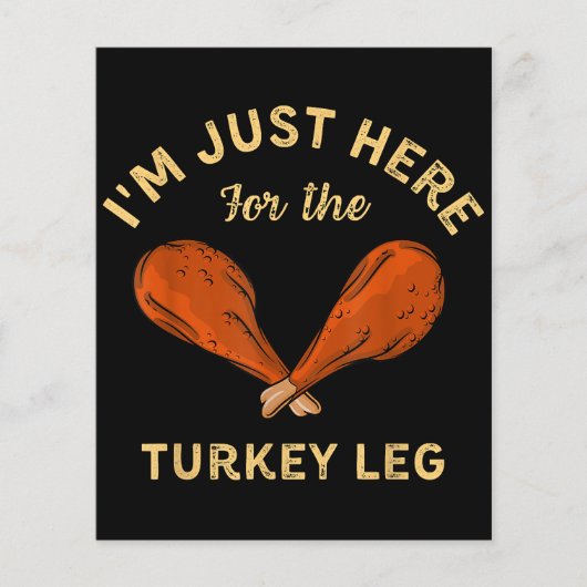 Funny Erntedank Food Ich bin nur hier für den Turk (Vorderseite)