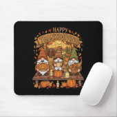 Funny Erntedank Gnome Squad mit festlichem Herbst Mousepad (Mit Mouse)