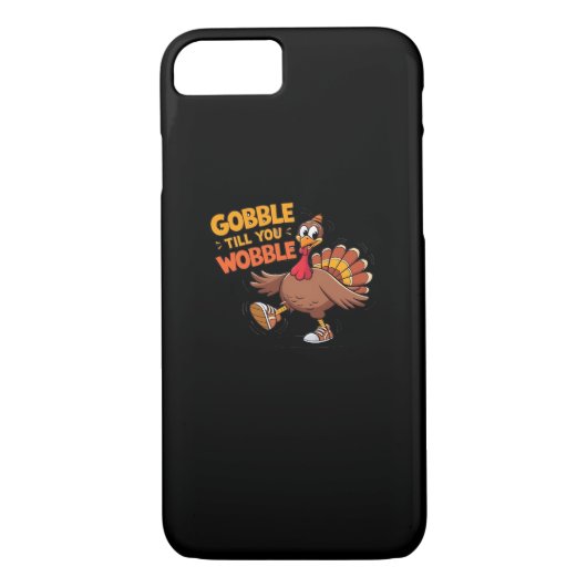Funny Erntedank - Gobble bis zum Wobelstuhl Case-Mate iPhone Hülle (Rückseite)