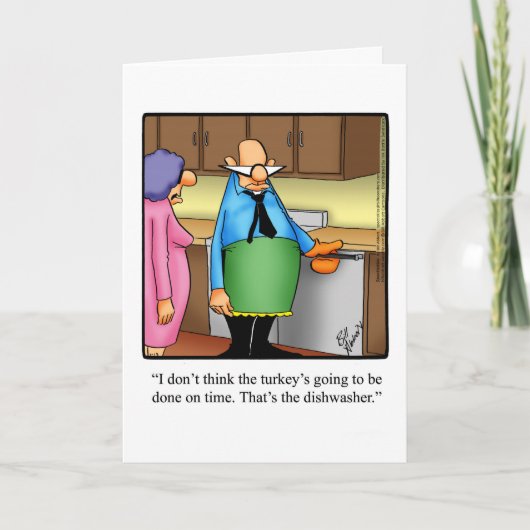 Funny Erntedank Grußkarte "Spectickles" Feiertagskarte (Vorderseite)