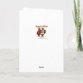 Funny Erntedank Grußkarte "Spectickles" Feiertagskarte (Rückseite)