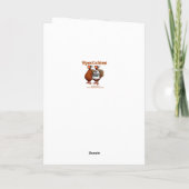 Funny Erntedank Grußkarte "Spectickles" Feiertagskarte (Rückseite)