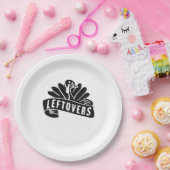 Funny Erntedank Leftovers sind für Quitters Turk Pappteller (Party)