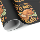 Funny Erntedank macht die Fett-Ameisen fertig Geschenkpapier (Rolleneckpunkt)