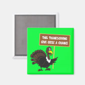 Funny Erntedank Magnet (Vorderseite/Rückseite)