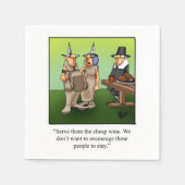 Funny Erntedank Party Napkins Serviette (Vorderseite)