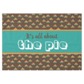 Funny Erntedank Pumpkin Pie Tischdecke (Vorderseite (Horizontal))