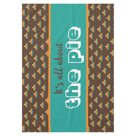 Funny Erntedank Pumpkin Pie Tischdecke (Vorderseite)