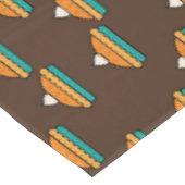 Funny Erntedank Pumpkin Pie Tischdecke (Schrägansicht)