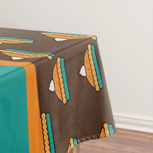 Funny Erntedank Pumpkin Pie Tischdecke (Beispiel)