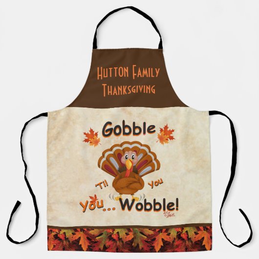 Funny Erntedank Schürze (Vorderseite)