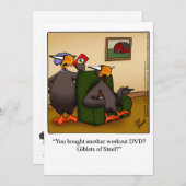 Funny Erntedank Spaß Ferienkarte Feiertagskarte (Vorne/Hinten)