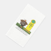 Funny Erntedank Spaß Gästetücher Serviette (Ecke)