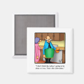 Funny Erntedank Spaß Magnet (Vorderseite/Rückseite)