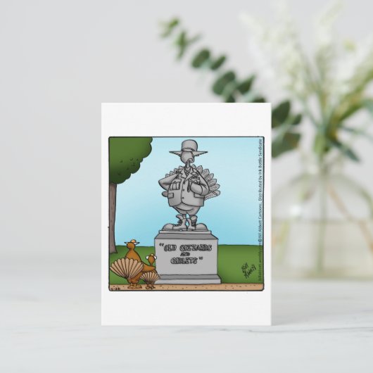 Funny Erntedank Spaß Postcard Postkarte (Stehend Vorderseite)