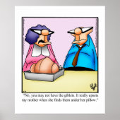 Funny Erntedank Spaß Poster (Vorne)